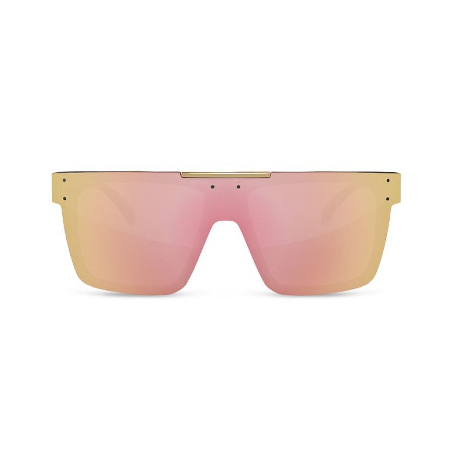 Mens Accessories * | Heat Wave Good Quality Quatro Sunglasses In Polarized Rose Gold