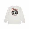 Mens Clothing * | Brixton Popular Coors Rocky L/S Standard Tee Off White