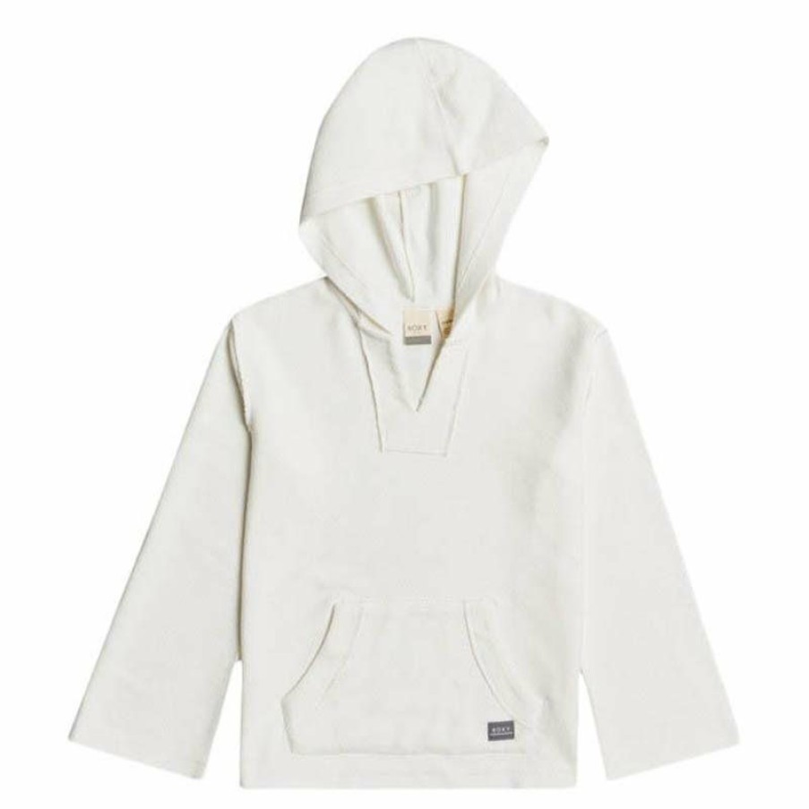 Kids * | Roxy Discounts Girl'S (4-14) Catch Up Love Hoodie Snow White