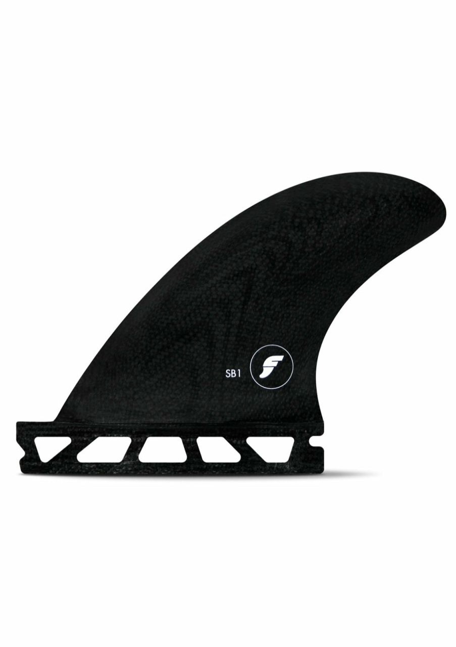 Sport * | Futures Flash Sale Future Fins Sb1 Sidebite Longboard Fins Slate/Black