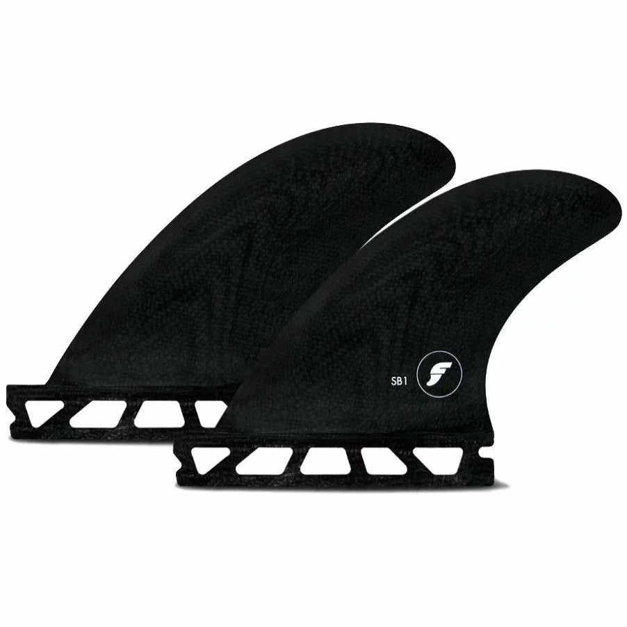 Sport * | Futures Flash Sale Future Fins Sb1 Sidebite Longboard Fins Slate/Black