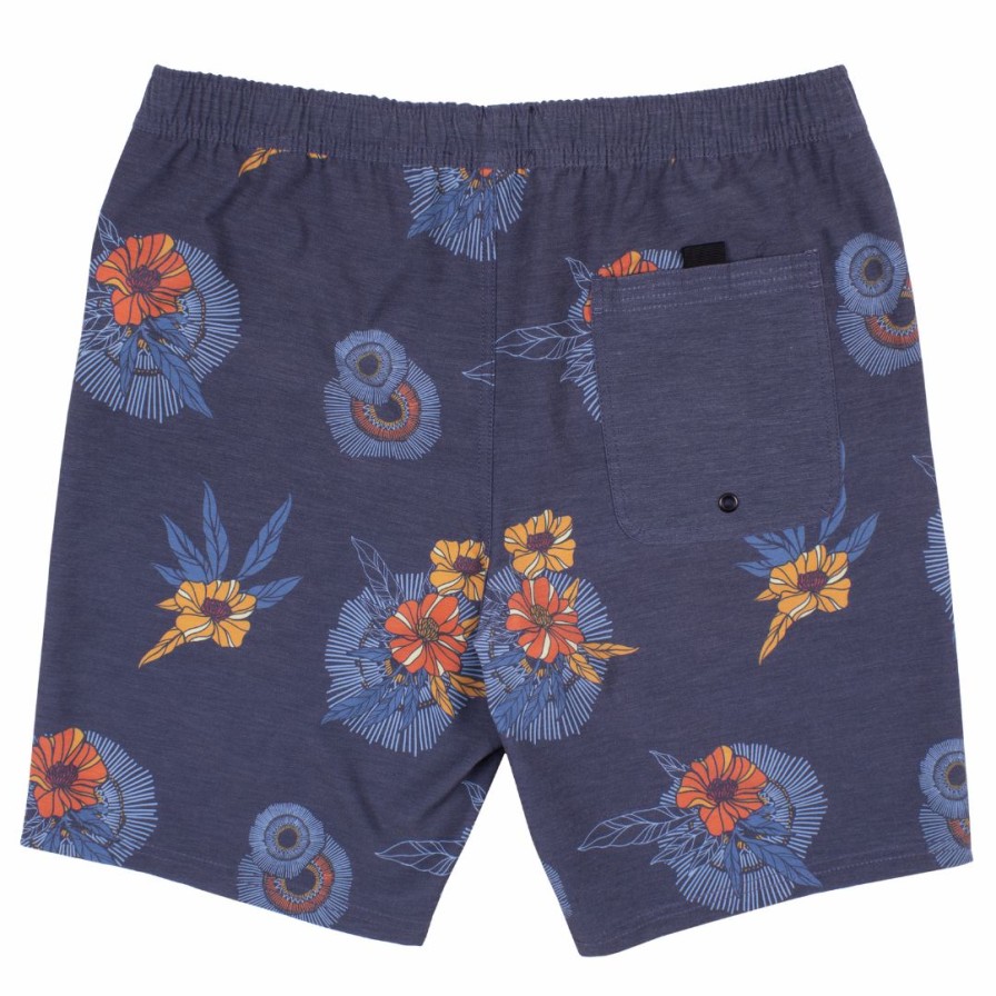 Mens Swim * | Jack'S Surfboards Popular Aloha Vibes 18 Volley Short Navy