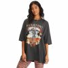 Womens Clothing * | Billabong Flash Sale Full Moon Magic Boyfriend T-Shirt Off Black