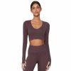 Womens Clothing * | Spiritual Gangster Gift Selection Metta Seamless Long Sleeve Red Berry