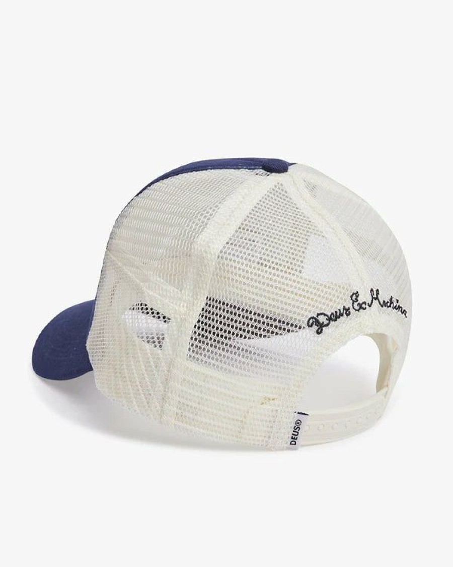 Mens Accessories * | Deus Ex Machina Lower Prices Thinker Trucker Blue