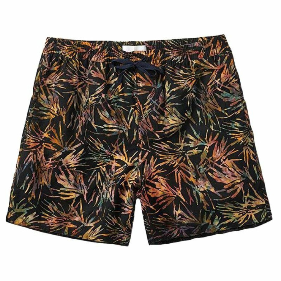 Mens Swim * | Roark Best Price Elastic Java Leaf 16 Boardshorts Multi