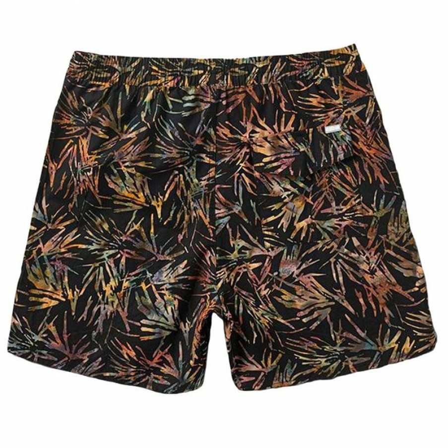 Mens Swim * | Roark Best Price Elastic Java Leaf 16 Boardshorts Multi