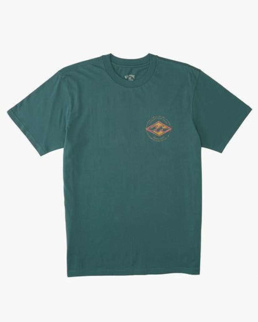 Kids * | Billabong Gift Selection Boys' (2-7) Rotor Diamond Short Sleeve T-Shirt Cypress