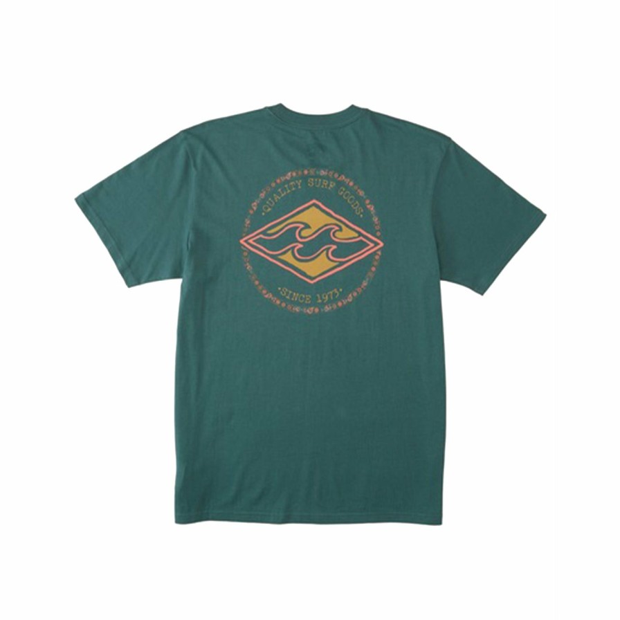 Kids * | Billabong Gift Selection Boys' (2-7) Rotor Diamond Short Sleeve T-Shirt Cypress