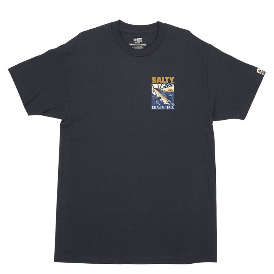 Mens Clothing * | Salty Crew Tendy Style Flyer S/S Tee Navy