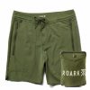 Mens Clothing * | Roark Premium Layover Trail Travel 18 Shorts Dark Army