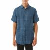 Mens Clothing * | Katin Best Price Monty S/S Shirt Baltic Blue