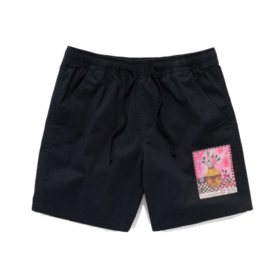 Mens Swim * | Banks Journal Gift Selection Darcy Mccrae Elastic Boardshort Black