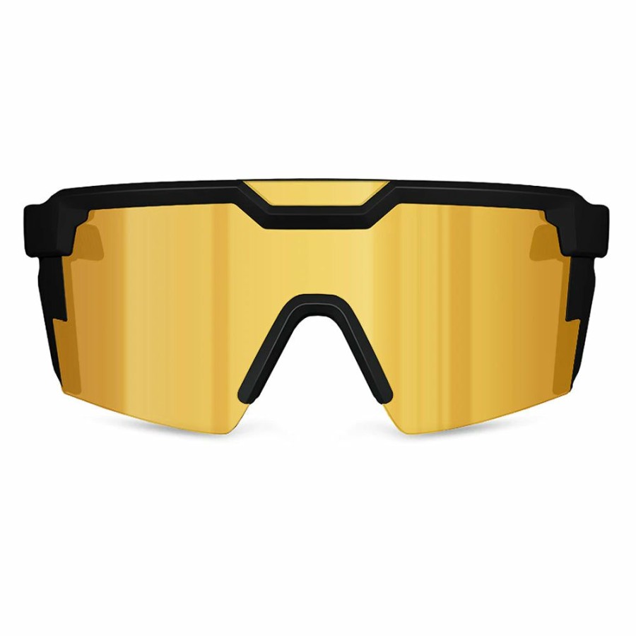 Mens Accessories * | Heat Wave Top Sellers Future Tech Sunglasses In Polarized Gold Rush Z87+