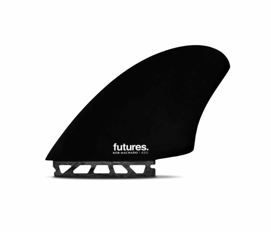 Sport * | Premium Futures Fins Machado Keel Fins Black/Swirl