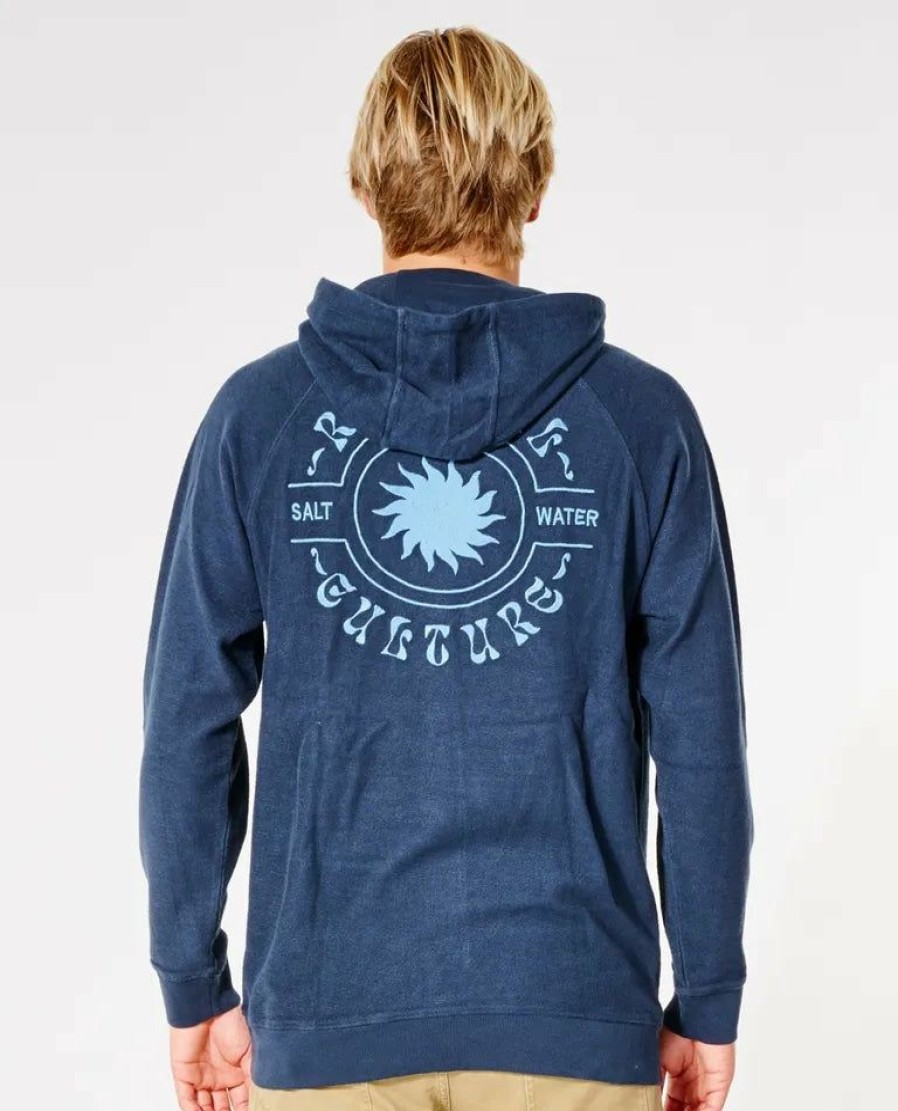 Mens Clothing * | Rip Curl Gift Selection Swc Sun Pullover Hoodie Navy