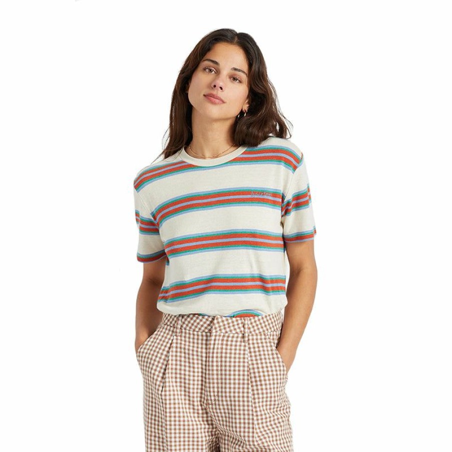 Womens Clothing * | Brixton Tendy Style Hilt S/S Linen T-Shirt