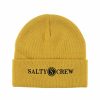 Mens Accessories * | Salty Crew Good Quality Chiller Beanie Gold