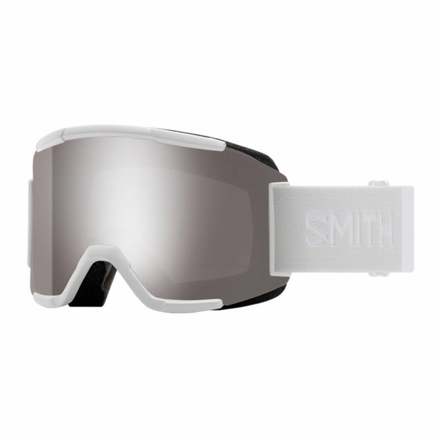 Sport * | Smith Optics Online Store Squad Snowboard Goggles '23 White Vapor/Chromapop Sun Platinum Mirror Lens White Vapor + Chromapop Sun Platinum Mirror Lens