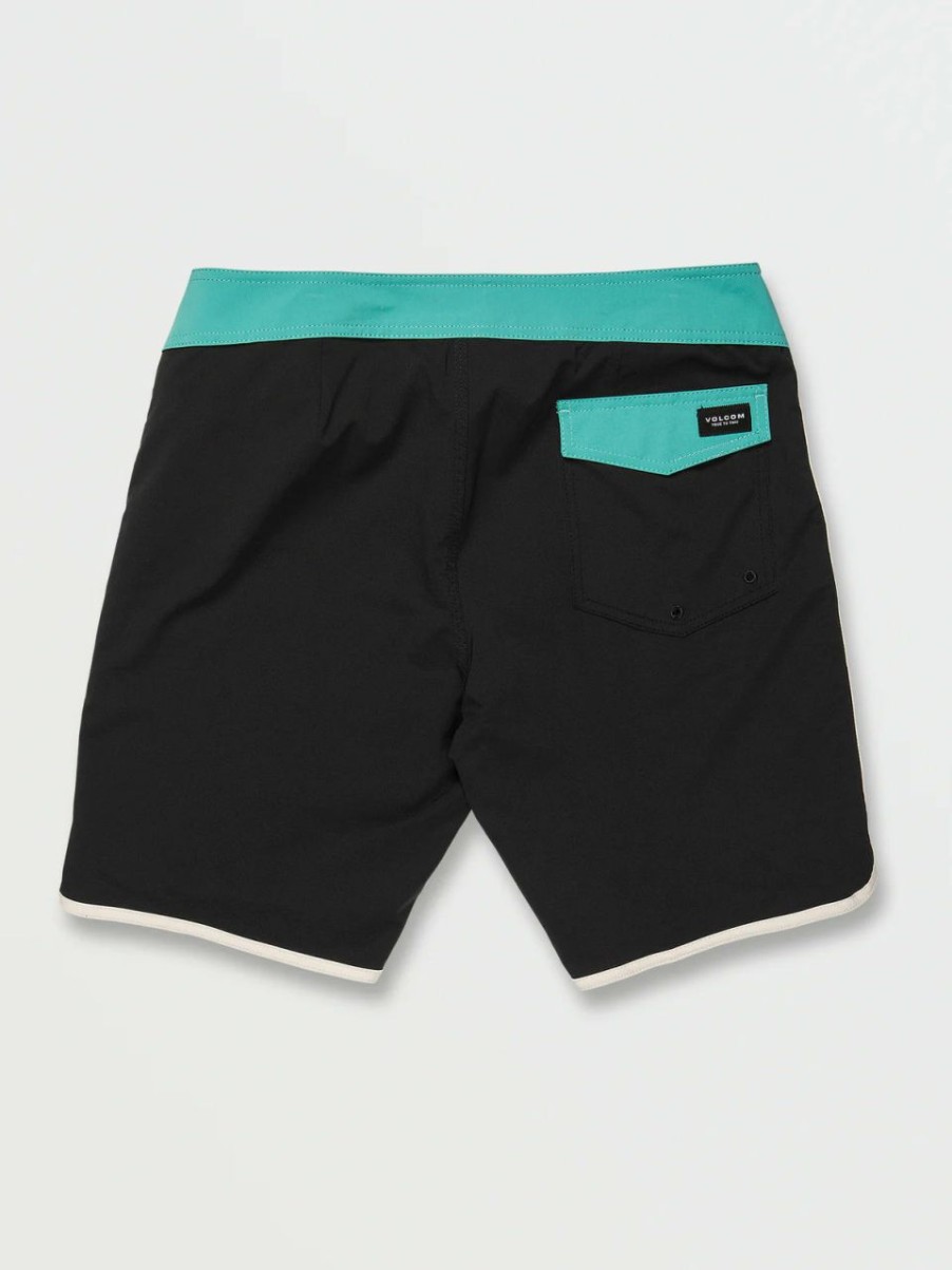 Mens Clothing * | Volcom Popular Scallop Mod-Tech Trunks Black