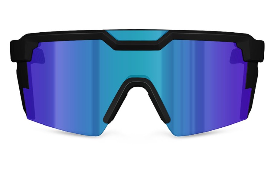 Mens Accessories * | Heat Wave Special Future Tech Sunglasses In Polarized Galaxy Blue Z87+